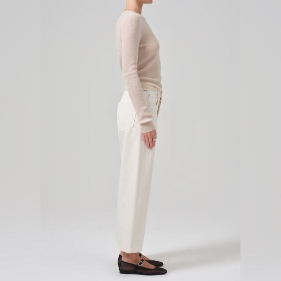 Citizens of Humanity Gaucho Vintage Wide Leg in Marzipan Cream Size 32. - Picture 14 of 16